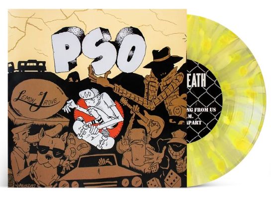 PSO - METH BRETH "Split" 7" Ep (SI) Clear w/ Yellow Splatter